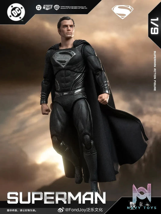 Fondjoy – Black Superman DC 1/9 Action Figure (Licensed)