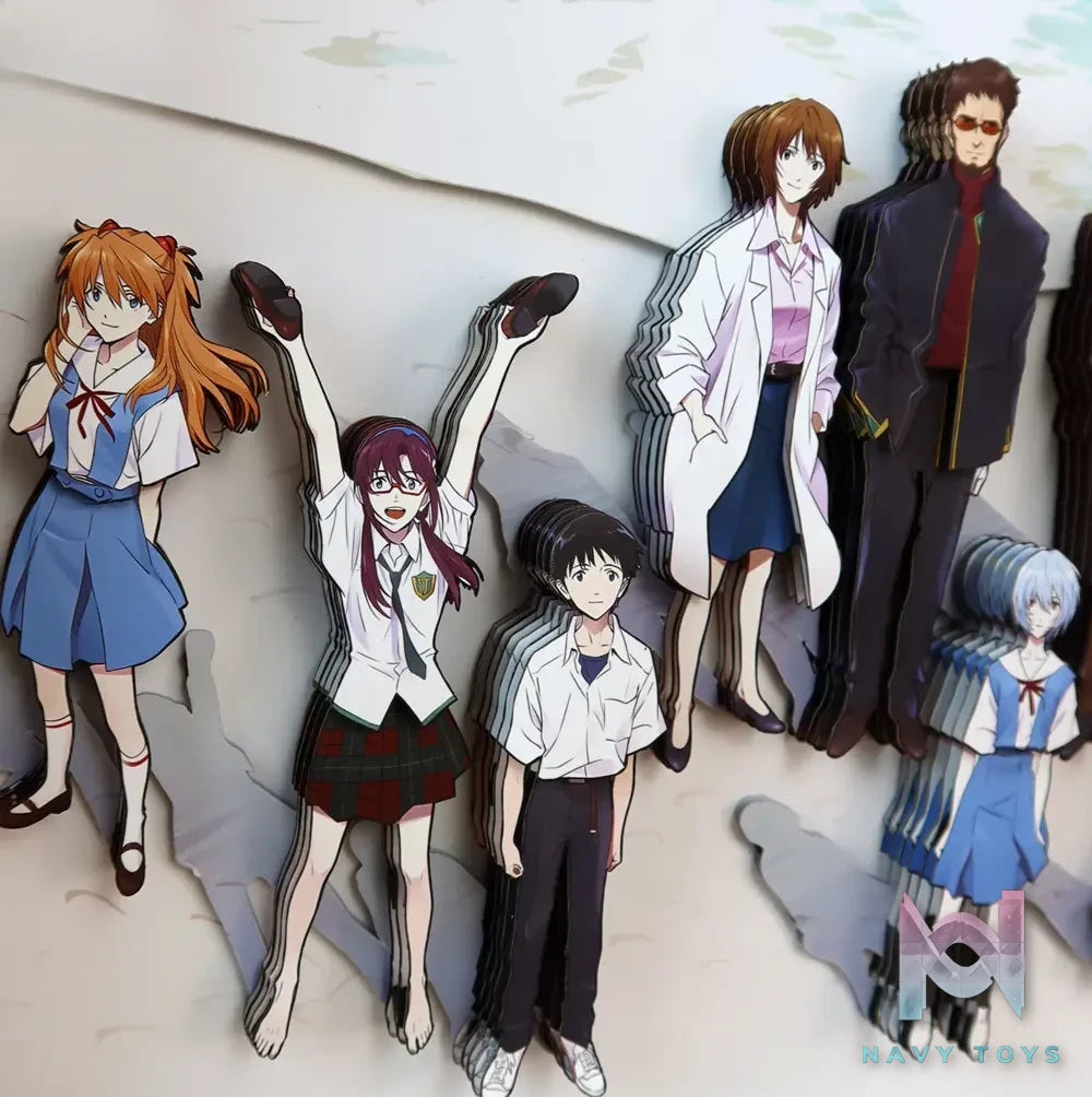 KALA HOME Studio – Neon Genesis Evangelion Multiple Characters #03 3D Decorative Painting Neon Genesis Evangelion
