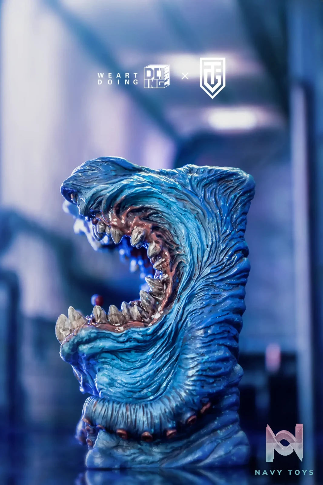 WeArtDoing Studio – Arcade Monster Blue & Green & Grey (Licensed)