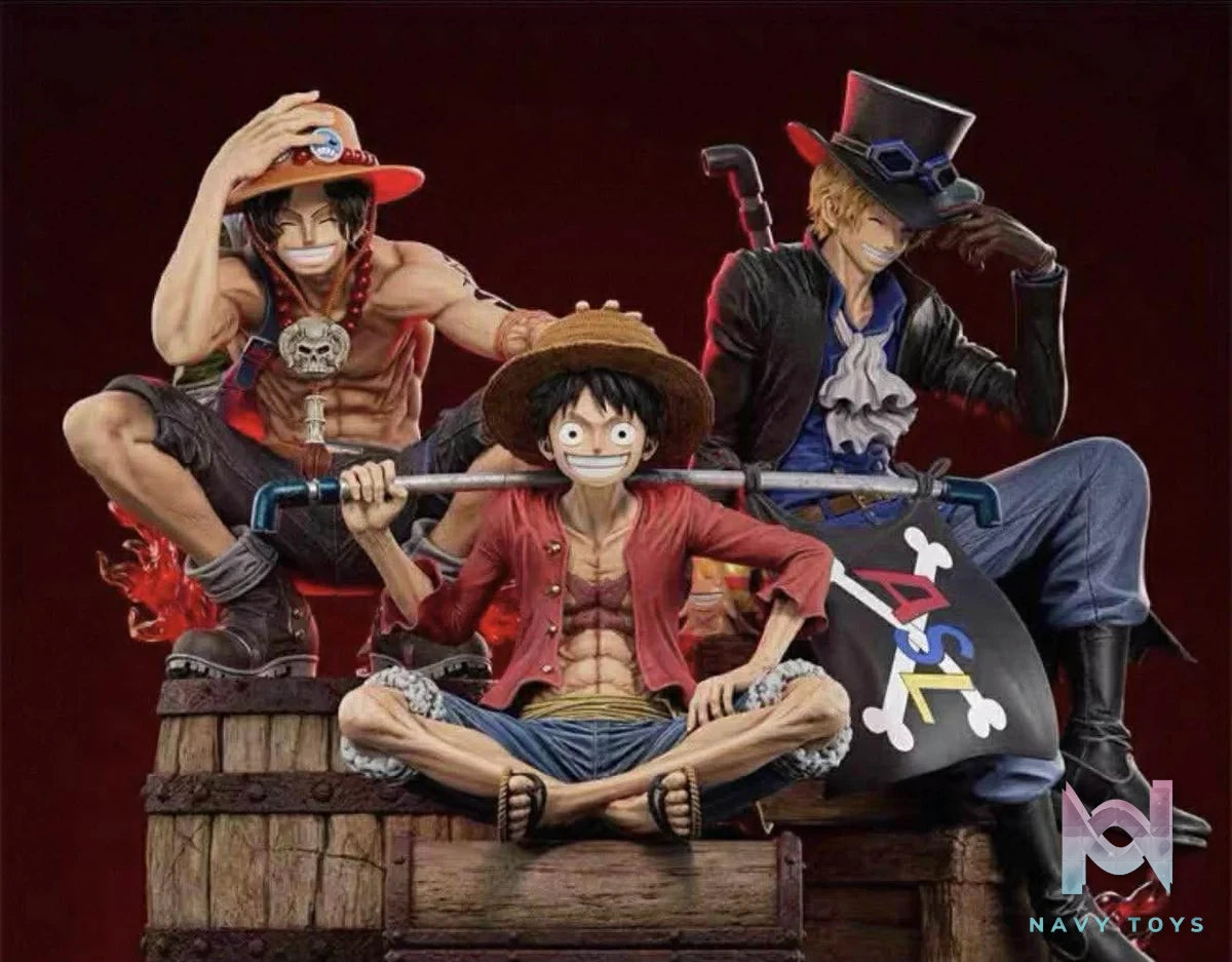 Ace , Luffy, Sabo ASL - One Piece - YYGK Studio ( Sale 50% ) resin statue Navy Toys anime figure