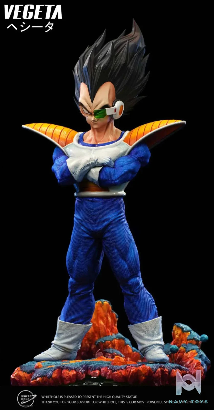 White Hole Studio – Dragon Ball Proud Saiyan Prince Shoulder Armor Battle Suit Vegeta