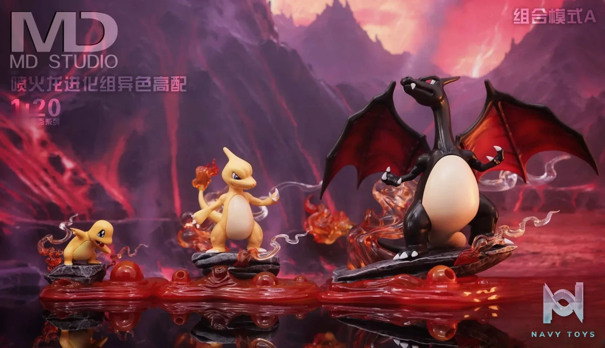 MD Studio – Pokémon Charizard Evolution Set