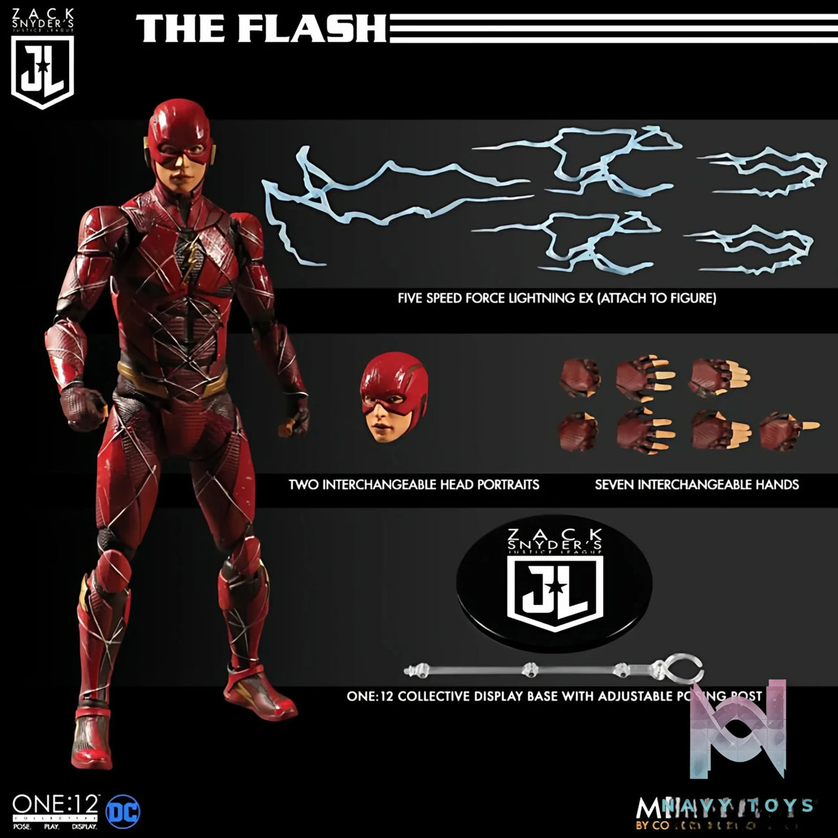 Mezco Studio – Zack Snyder’s Justice League Deluxe Steel Boxed Set (Licensed)
