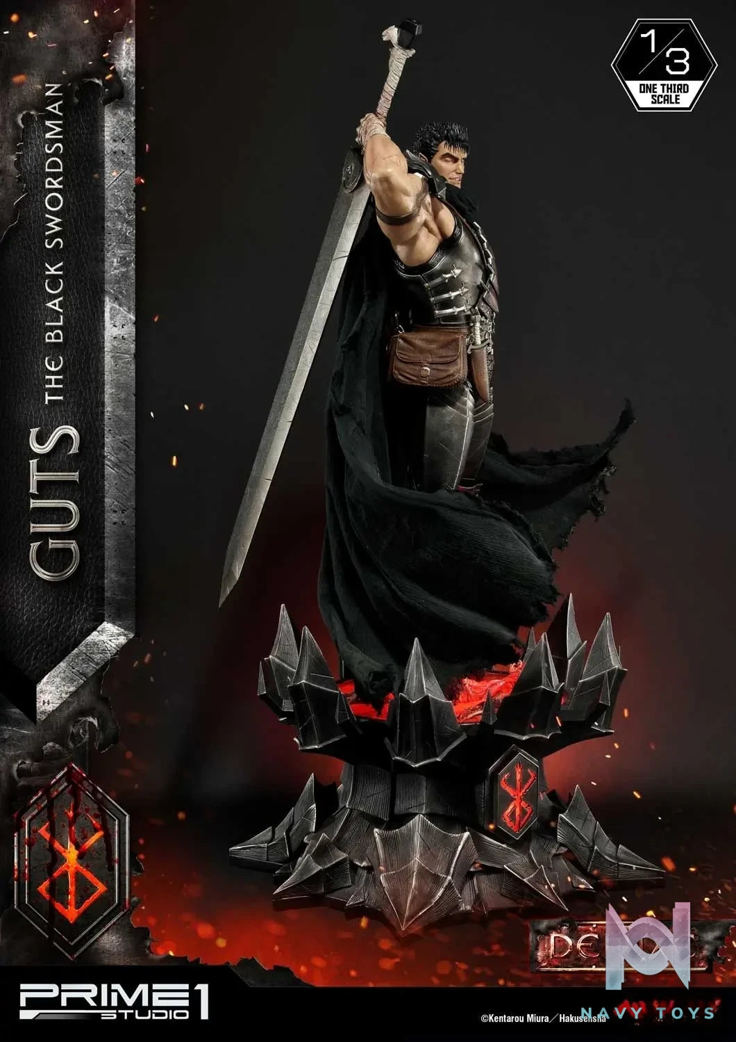 Prime 1 Studio – Museum Masterline Berserk Guts The Black Swordsman MMBR-01 MMBR-01DX (Licensed)