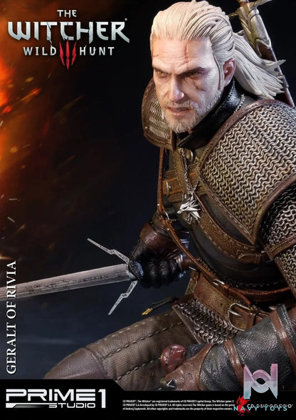 Prime 1 Studio – Premium Masterline The Witcher 3: Wild Hunt Geralt of Rivia PMW3-01 PMW3-01EX (Licensed)