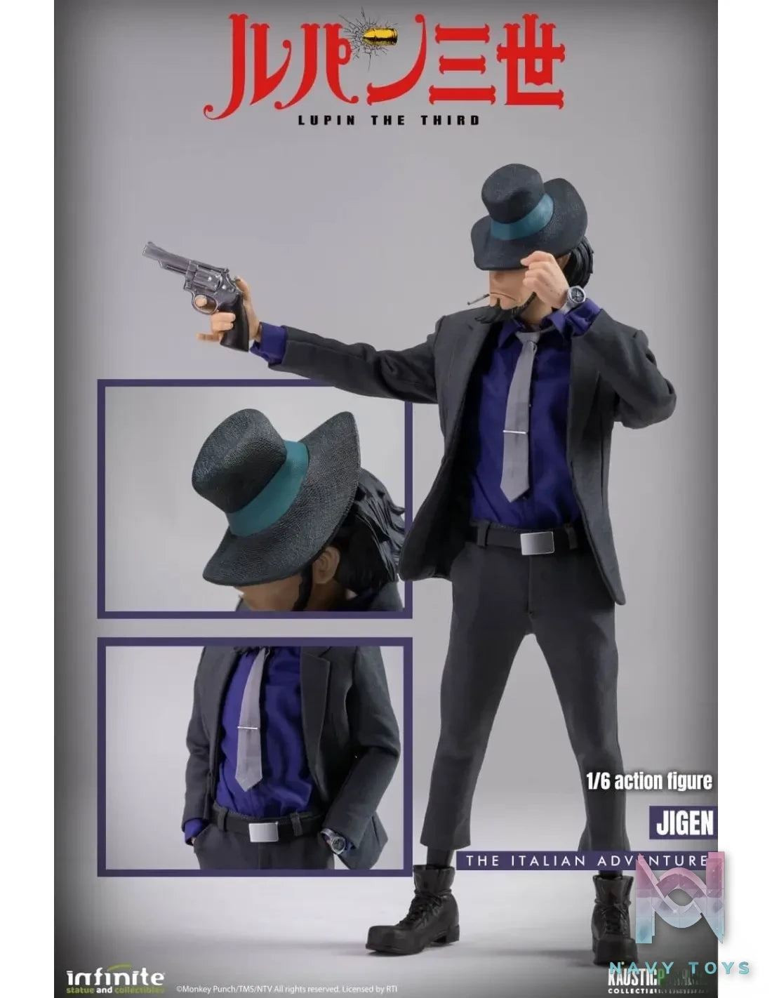 Infinite Statue – Lupin The 3rd The Italian Adventure 1/6 Action Figure Daisuke Jigen (Licensed)