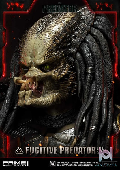 Prime 1 Studio – Life Size Bust The Predator (Film) Fugitive Predator LSTPR-01 LSTPR-01DX (Licensed)