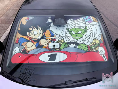 Plover Studio – Dragon Ball Son Goku & Piccolo & Kaioshin Car Sunshade