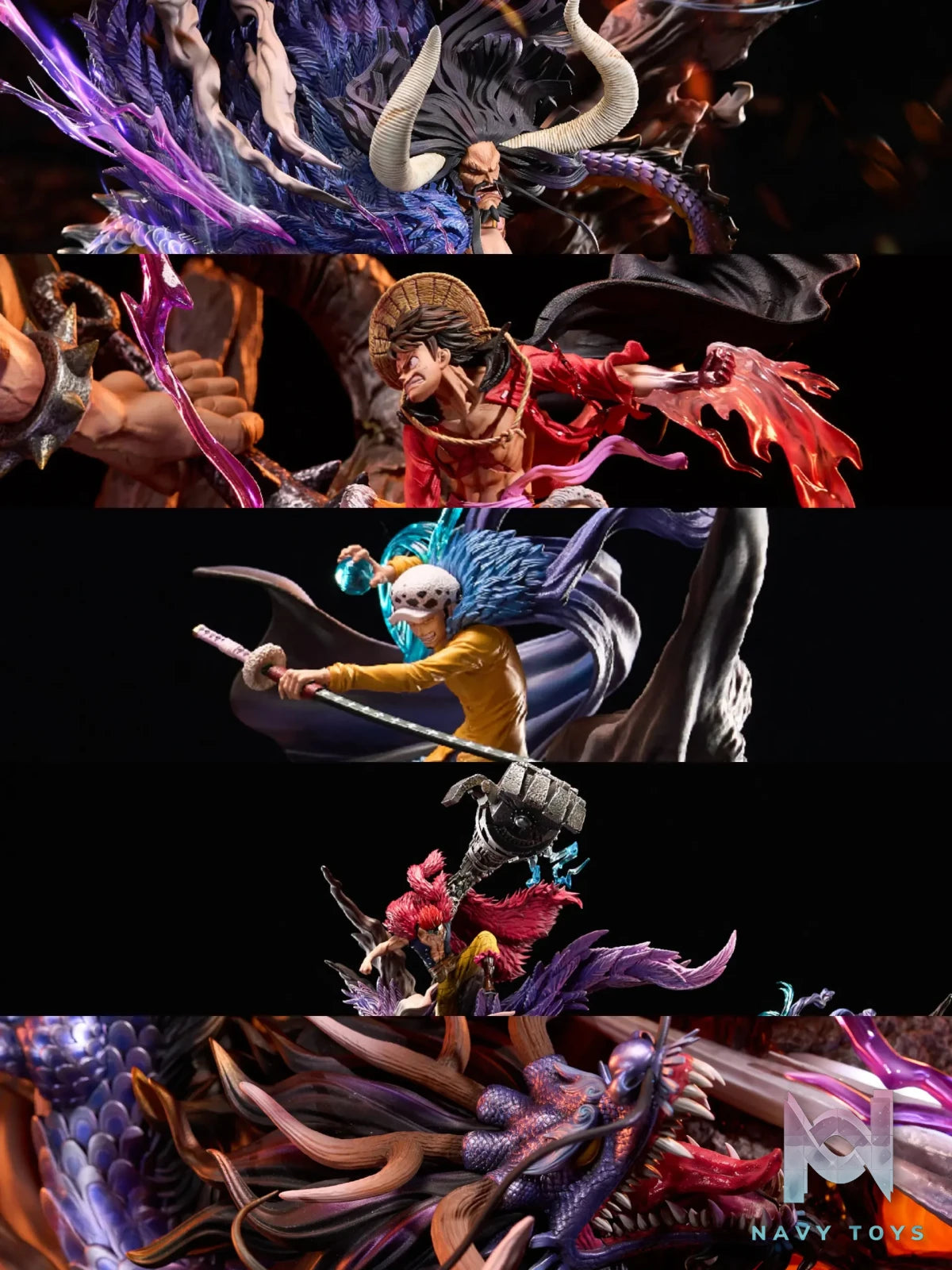 Sup Studio – Kaidou X Three Captains One Piece