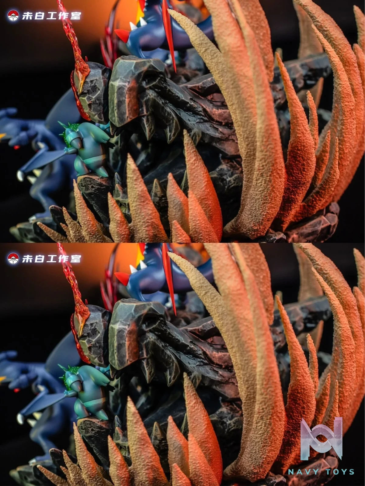 Garchomp Evolution - Pokemon - WB Studio resin statue WB Studio anime figure