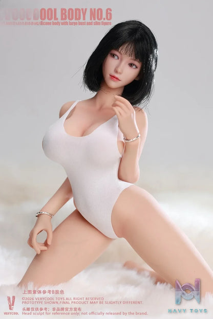 VERYCOOL – Body No.6 1/6 Platinum Silicone Female Body VCD-06 (Licensed)