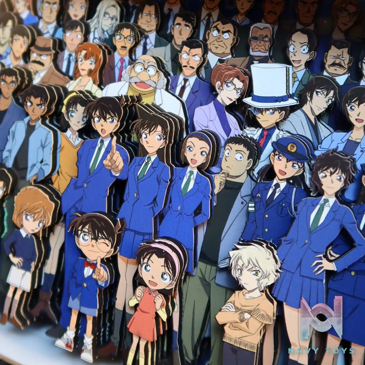 KALA HOME Studio – Detective Conan Multiple Characters #10 3D Decorative Painting Detective Conan