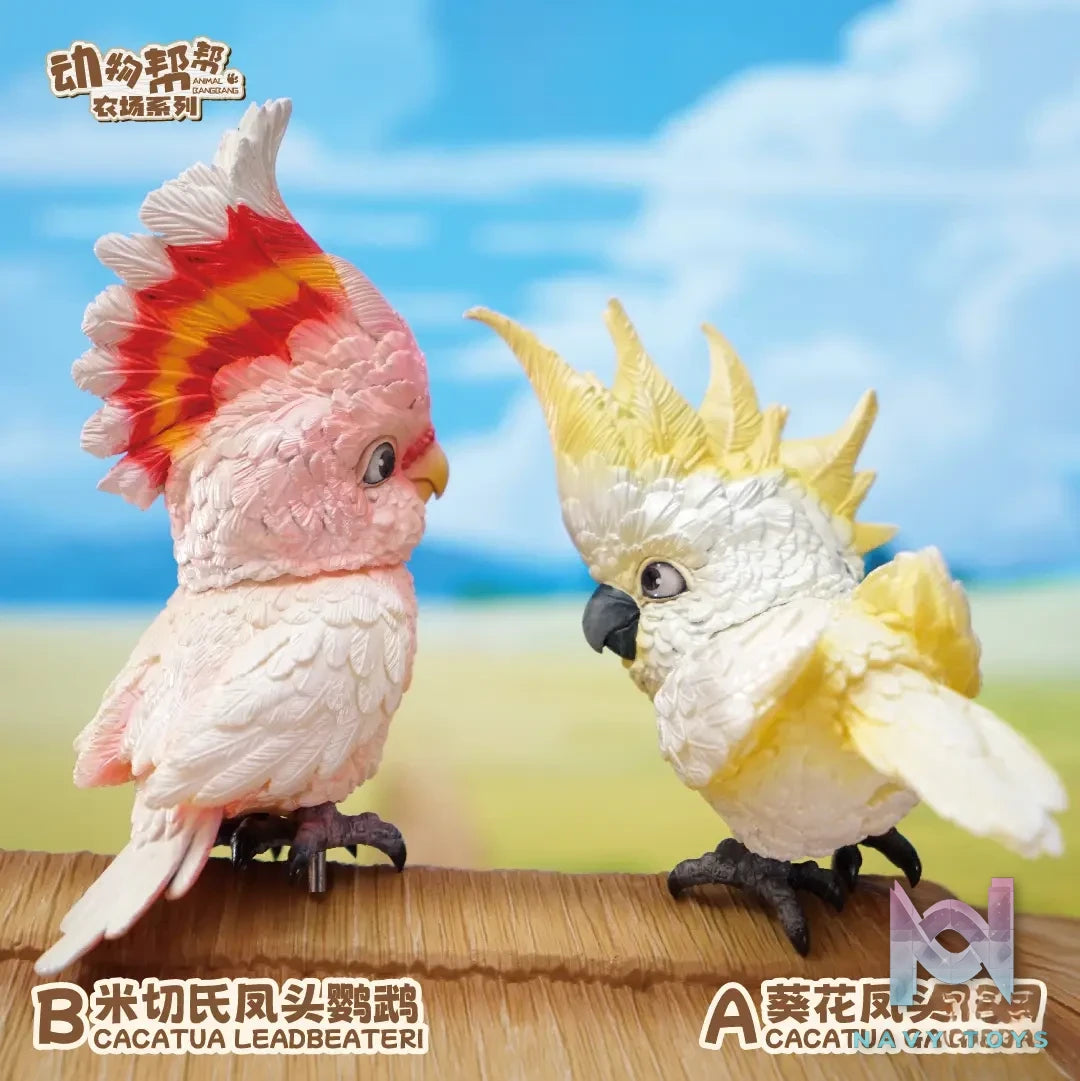 Animal BangBang Studio – Original “What bird?” Series Sunflower Parrot & Mitchell Parrot (Licensed)