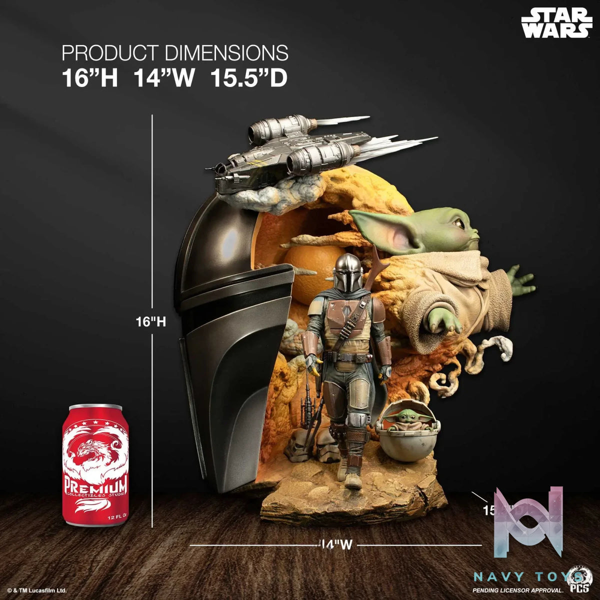Premium Collectibles Studio – The Mandalorian – Fine Art Bust (Licensed)