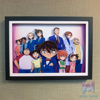 KALA HOME Studio – Detective Conan Multiple Characters #01 3D Decorative Painting Detective Conan