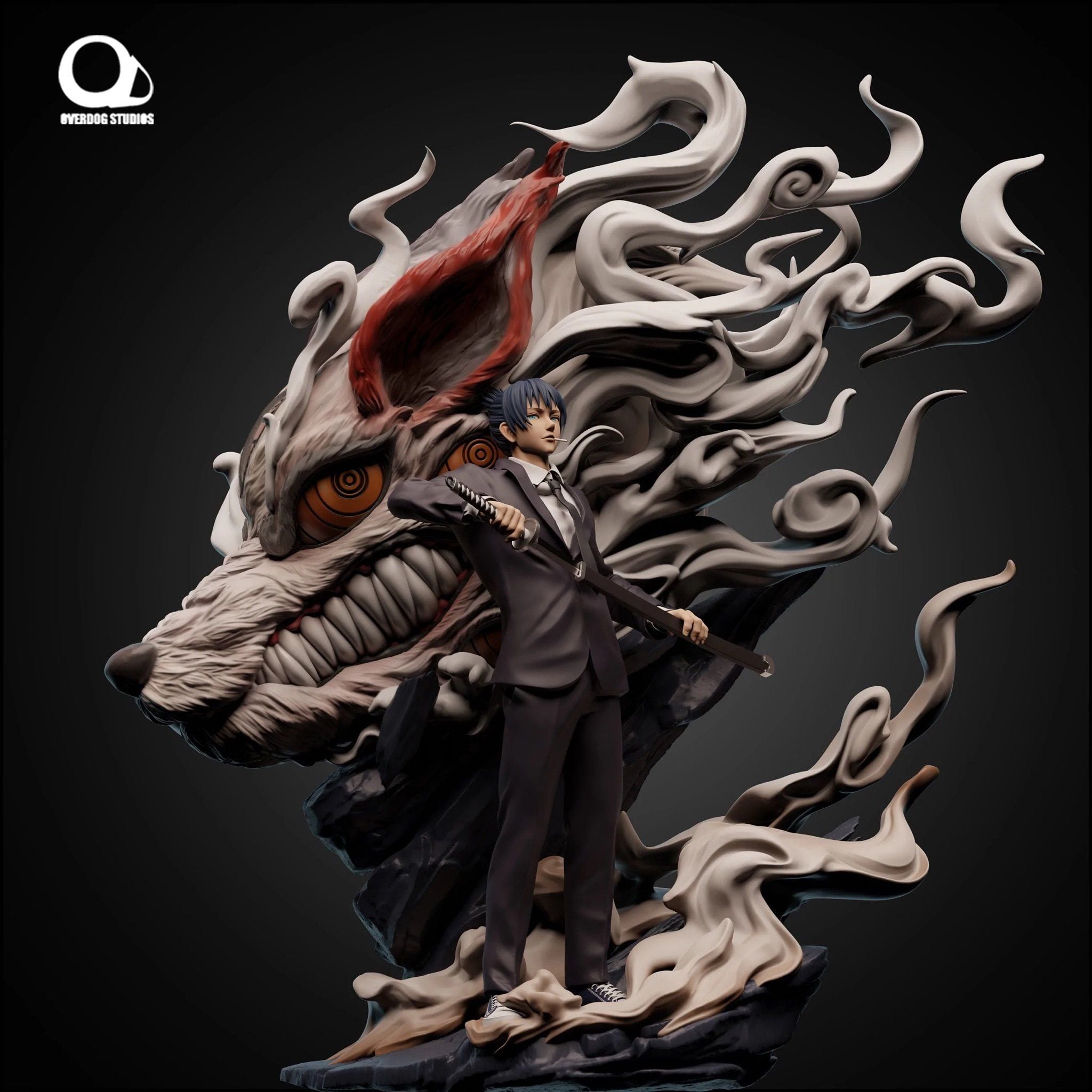 Aki Hayakawa - Over Dog Studio resin statue Overdog Studio anime figure