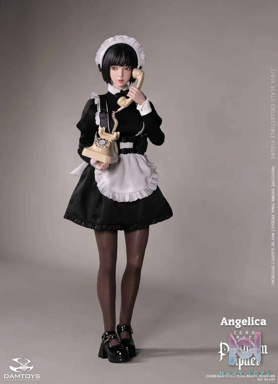 DAMTOYS – 1/6th scale PHANTOM CIPHER: ZERO TRACE ANGELICA Original Story Collectible Figure GLC01 (Licensed)
