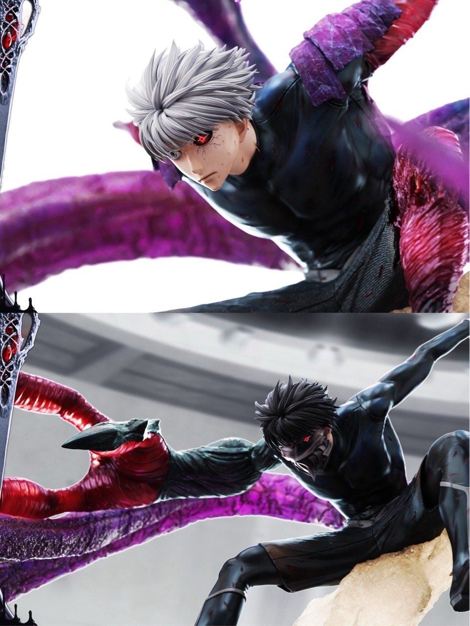 Kishou Arima vs Kaneki Ken - Tokyo Ghoul - Black Goat Studio resin statue Black Goat Studio anime figure