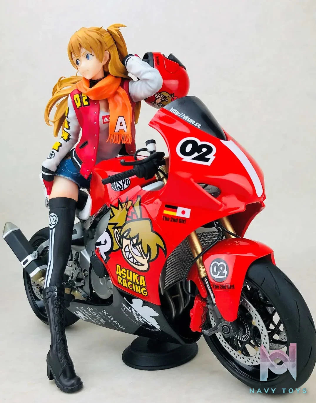 Dragon Stone Studio – Neon Genesis Evangelion Motorcycle Soryu Asuka Langley & Motorcycle Ayanami Rei 2.0