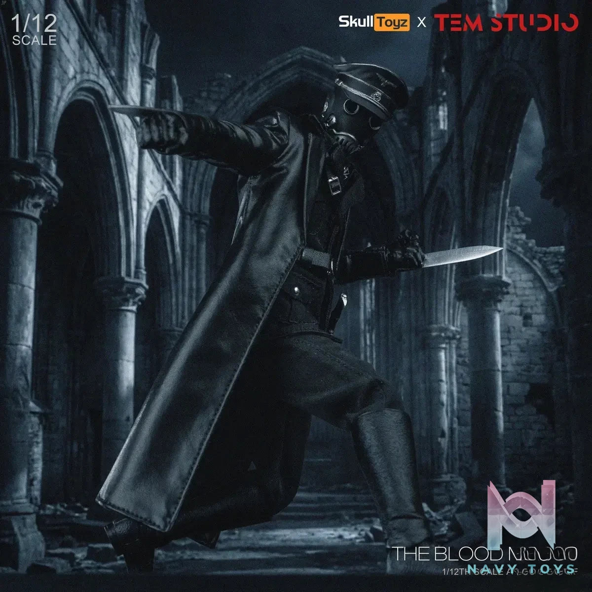 TEM STUDIO X Skull Toyz – The Blood Major 1/12 Scale Action Figure (Licensed)