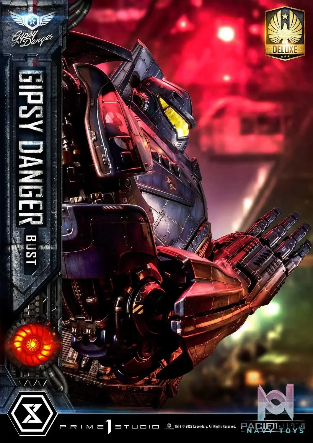 Prime 1 Studio – Life Size Bust Pacific Rim Gipsy Danger LSPACRIM-01 LSPACRIM-01DX (Licensed)