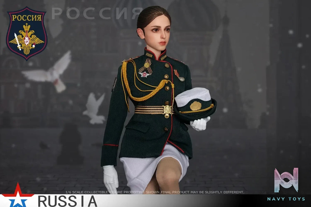 FLAGSET – Original 1/6 Russian Female Soldiers Ministry of Internal Affairs FS-73054A & Ninth Women’s Military Academy FS-73054B & Aerospace Defense Forces FS-73054C (Licensed)