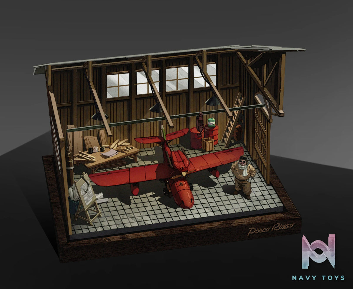 Shen Yin Studio – Porco Rosso Silhouette Moment Series Ace Pilot Marco Pagot