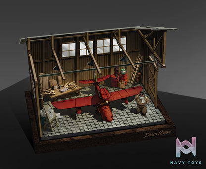 Shen Yin Studio – Porco Rosso Silhouette Moment Series Ace Pilot Marco Pagot