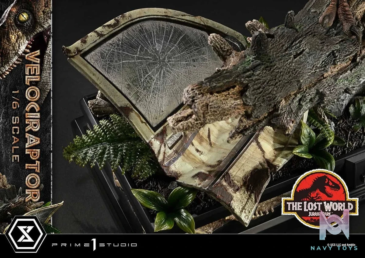 Velociraptor resin statue prime 1 studio anime figure