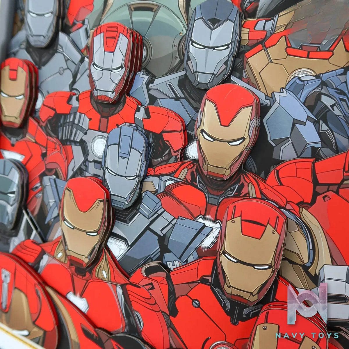 KALA HOME Studio – Iron Man Mark Series #03 3D Decorative Painting Marvel