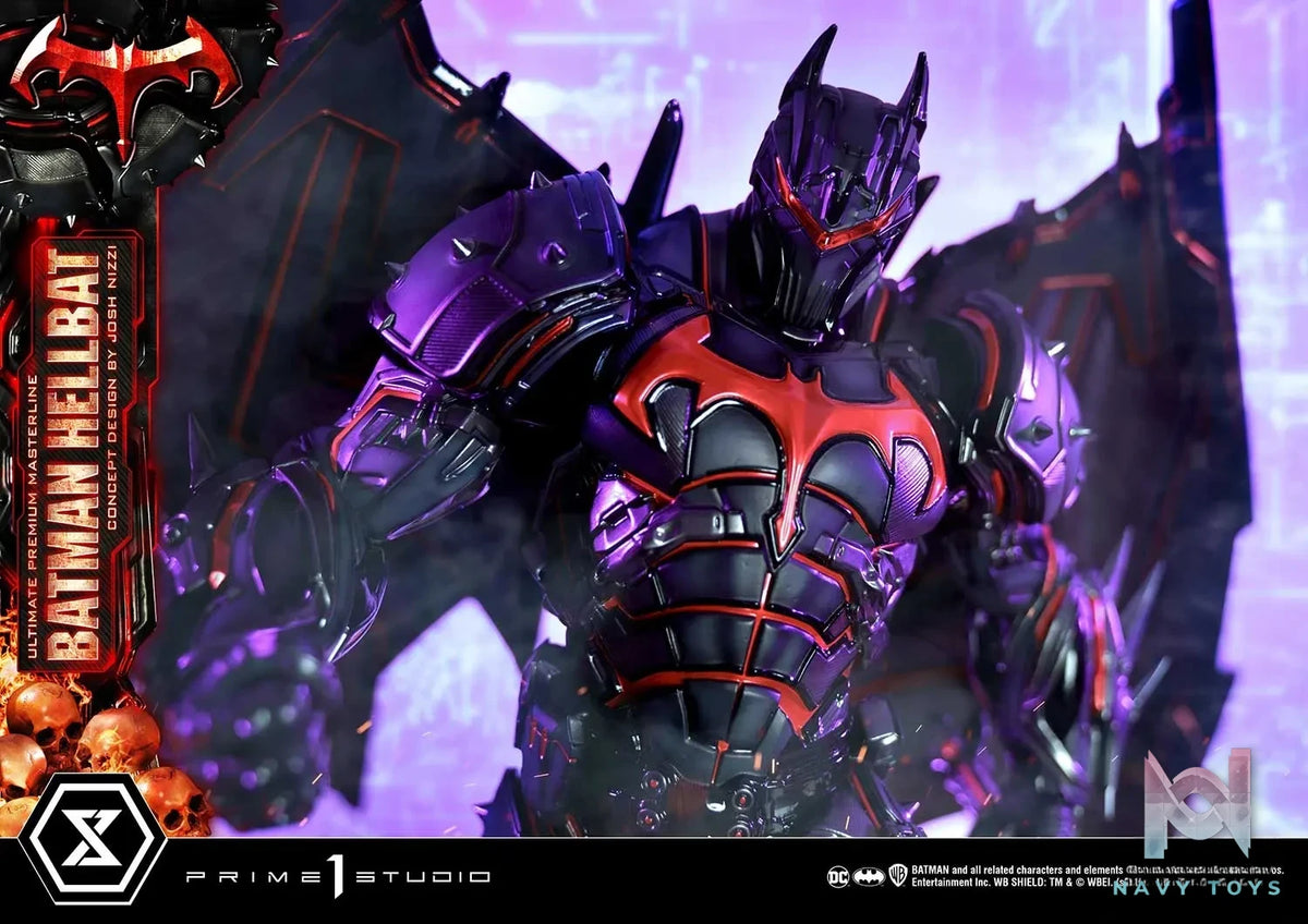 Prime 1 Studio – Ultimate Premium Masterline Batman (Comics) Batman Hellbat Concept Design by Josh Nizzi UPMDC-06 UPMDC-06DX UPMDC-06DXS (Licensed)