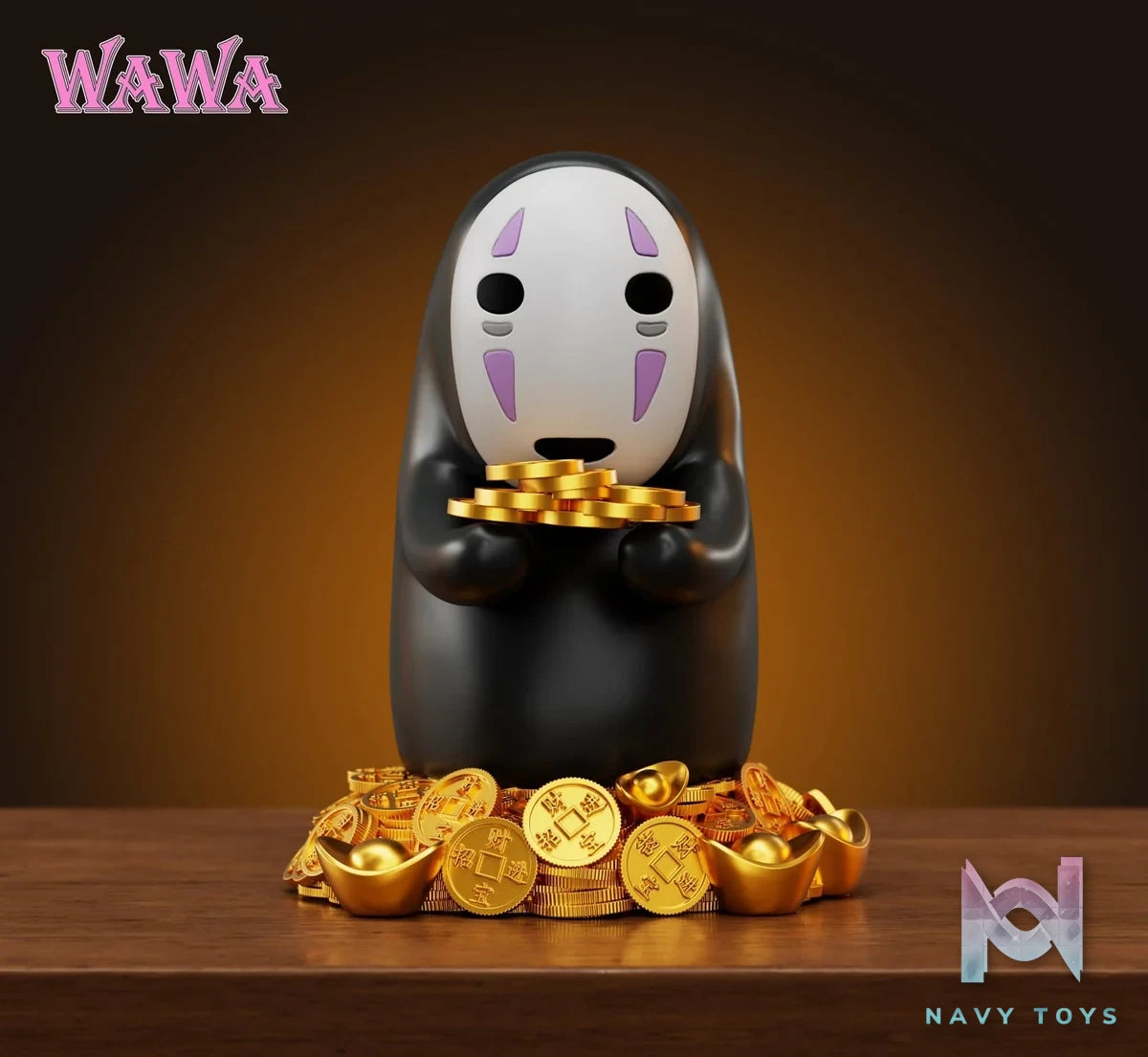 Lucky No Face resin statue WAWA Studio anime figure