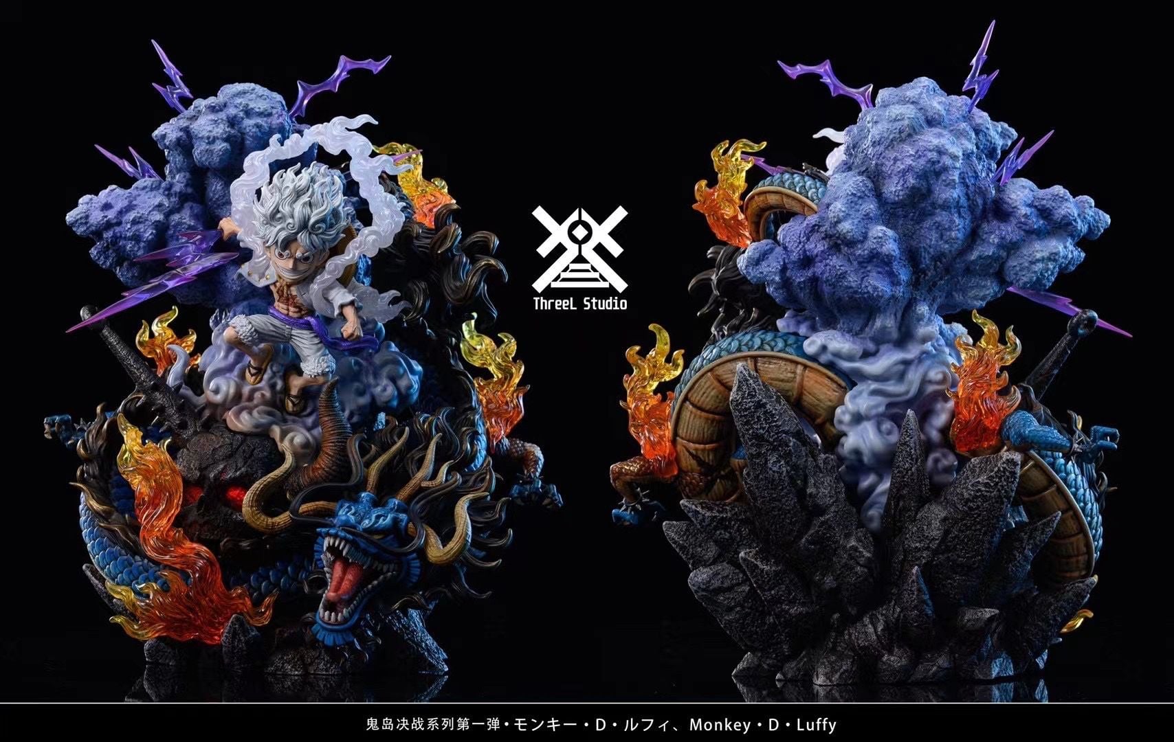 Luffy Nika & Kaido - One Piece - ThreeL Studio resin statue ThreeL Studio anime figure