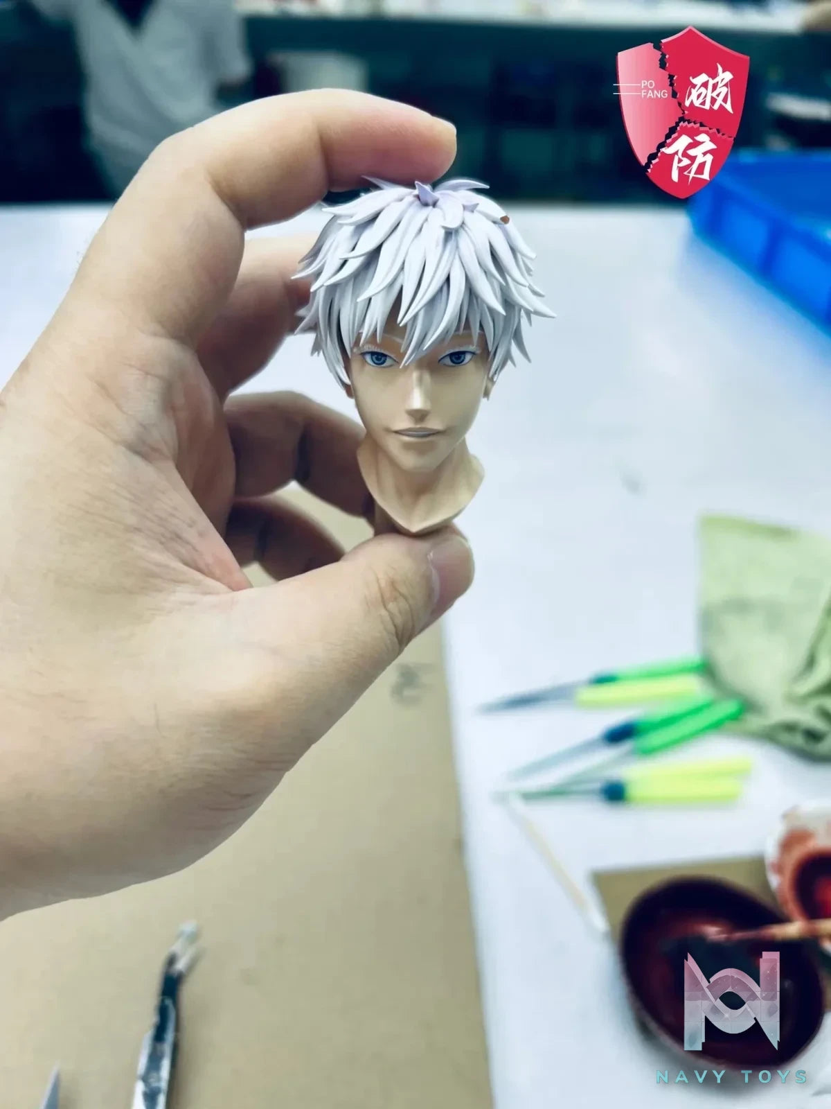 POFANG Studio - Jujutsu Kaisen CP series 1 Satoru Gojo resin statue Navy Toys anime figure