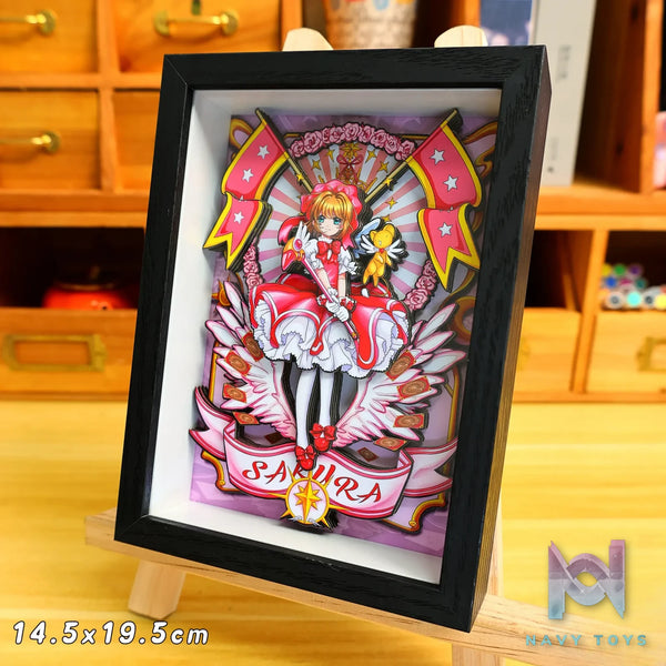 Yu Zhi Jiang Studio – Sakura Kinomoto X Tomoyo Daidouji 3D Decorative Painting Cardcaptor Sakura
