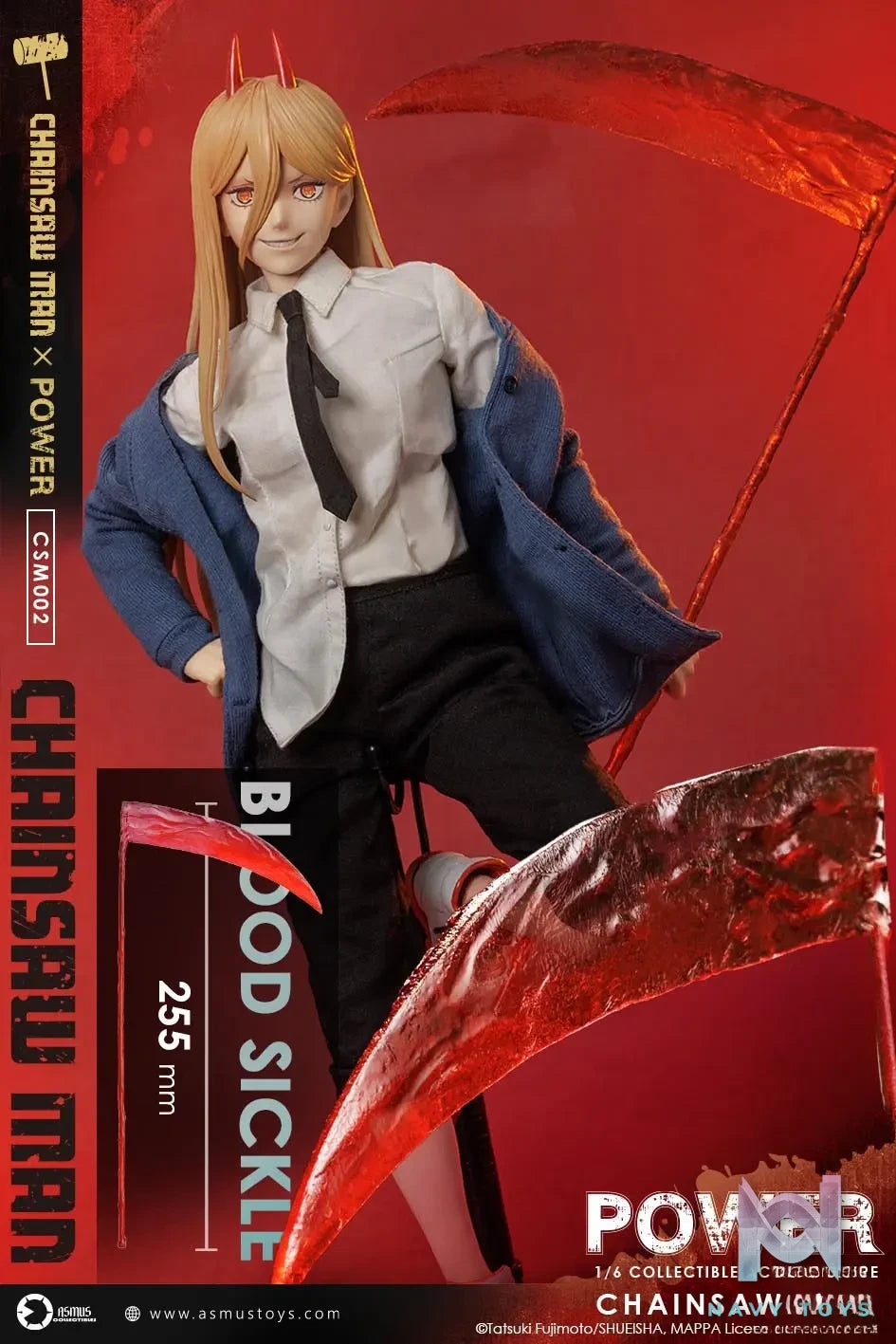 ASMUS TOYS – CHAINSAW MAN : POWER 1/6 Action Figure CSM002 (Licensed)