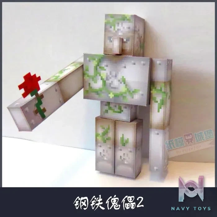 Qian Zhi Lu Studio – Minecraft series 3D Paper Model DIY