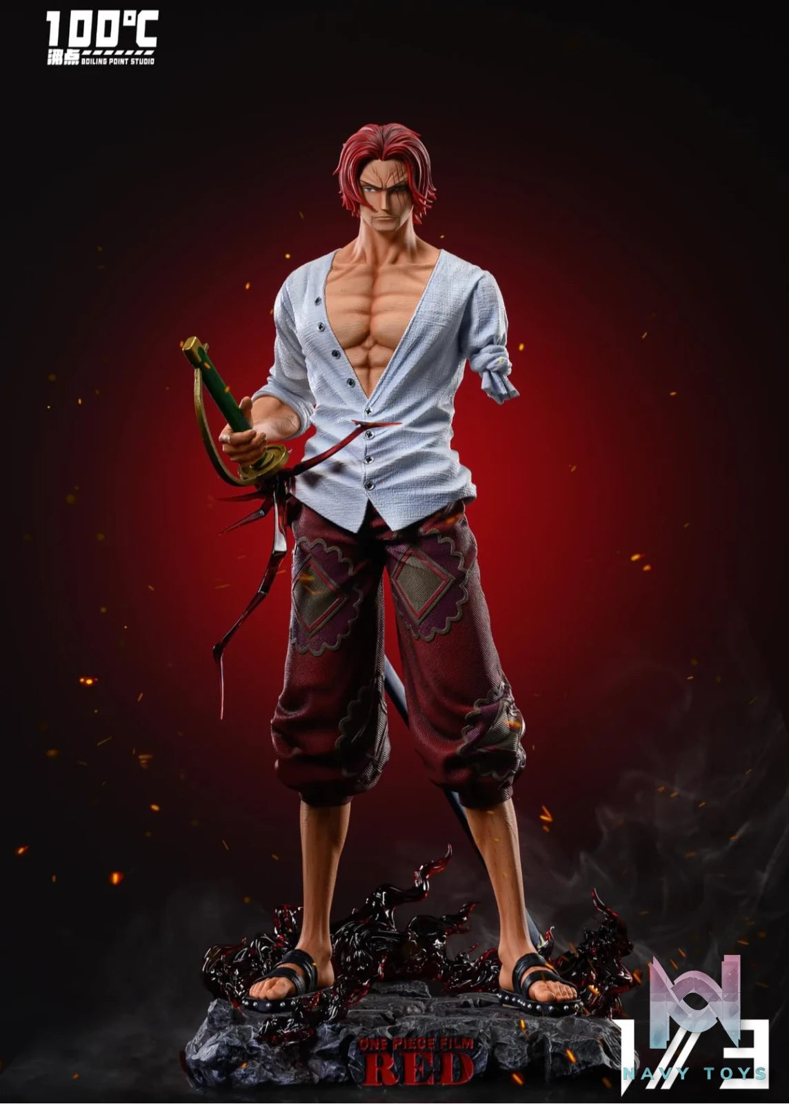 Shanks Boiling Point Studio resin statue boiling point studio anime figure