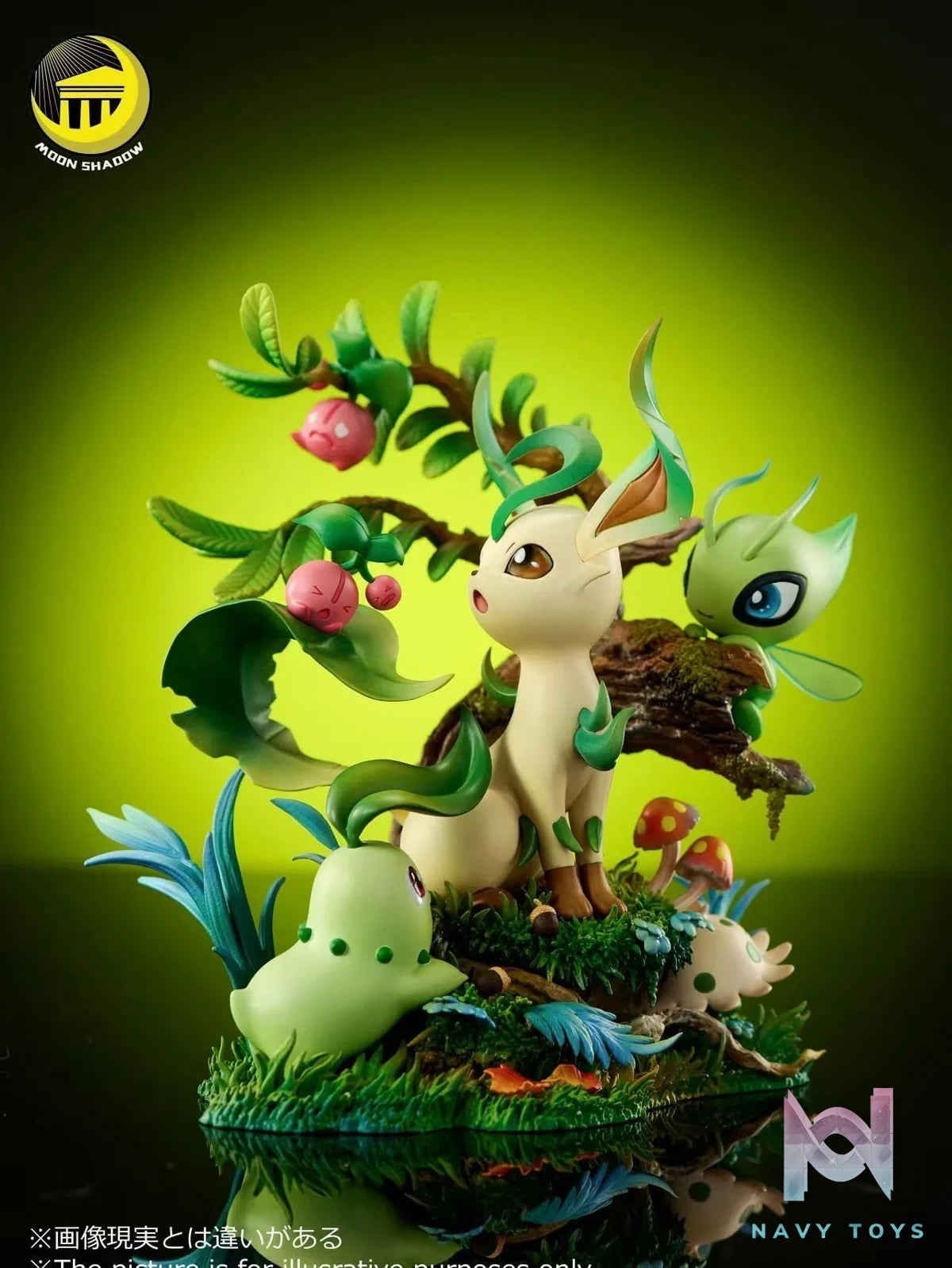 Leafeon Group - Pokemon - Moon Shadow Studio resin statue Moon Shadow Studio anime figure