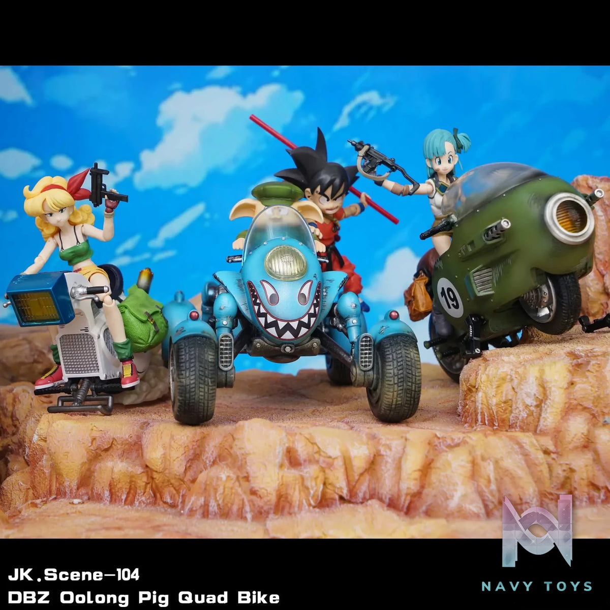 JacksDo Studio – Dragon BallOolong Four-wheeled Motorcycle