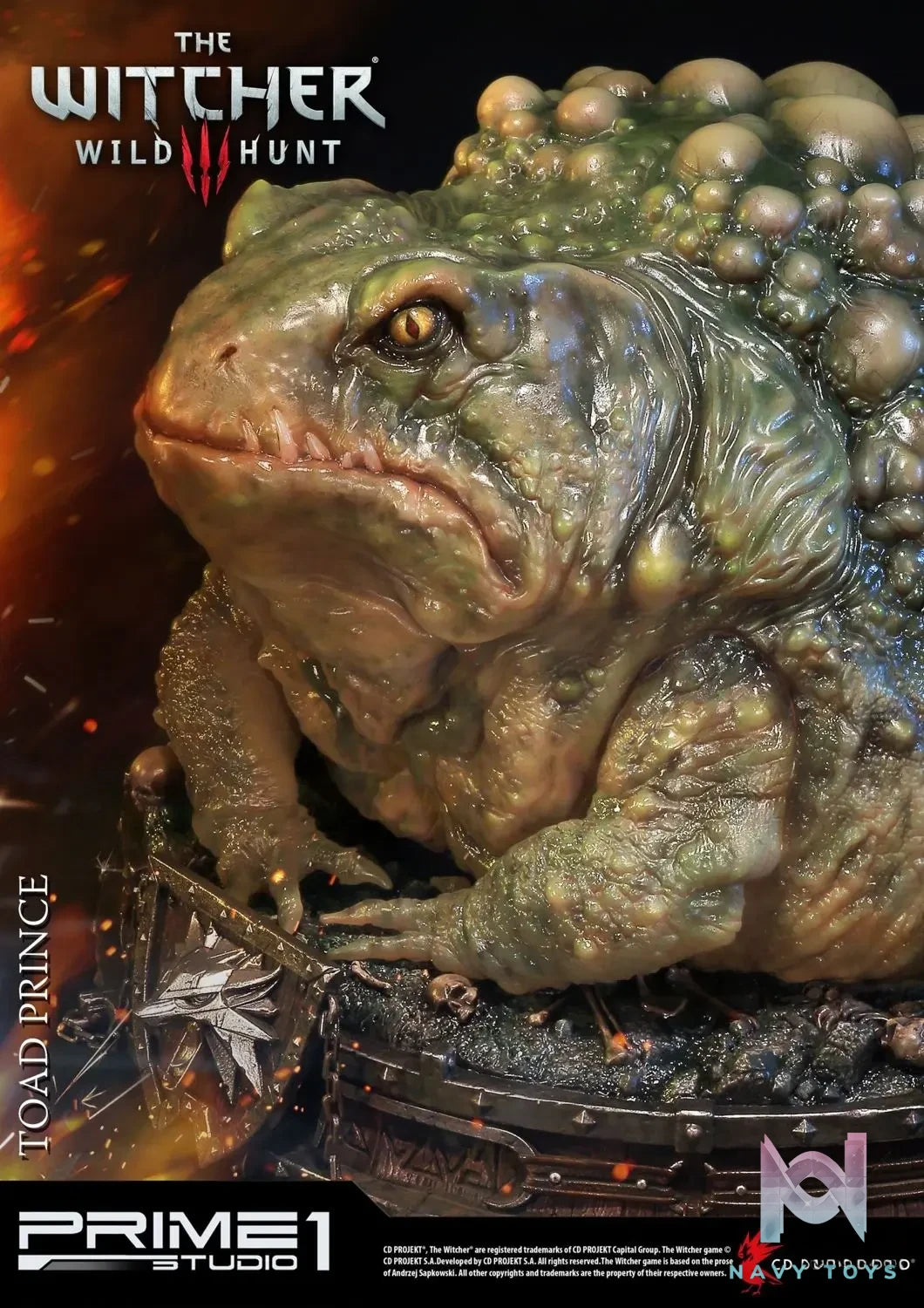 Prime 1 Studio – Premium Masterline The Witcher 3: Wild Hunt Toad Prince PMW3-05 PMW3-05GL (Licensed)