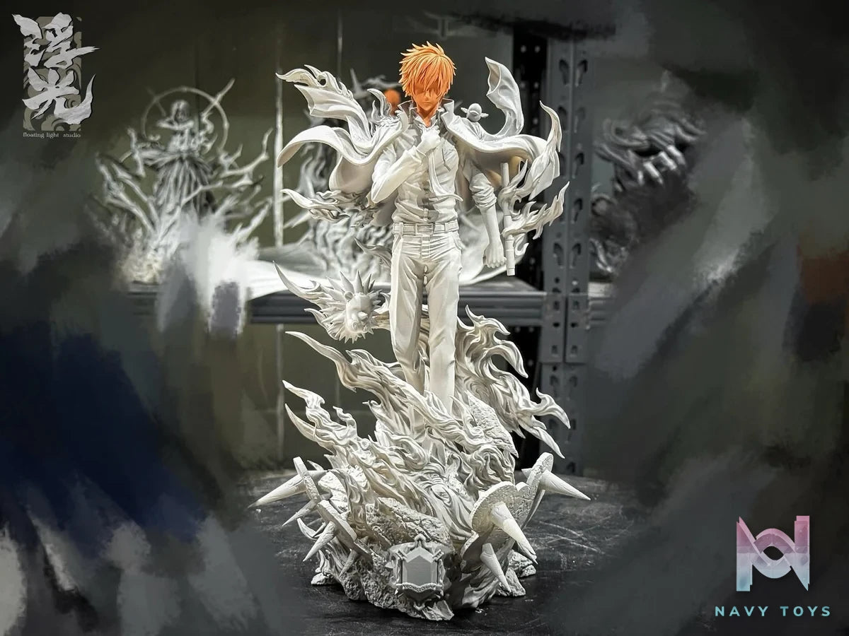 Kyoya Hibari resin statue Floating Light Studio anime figure