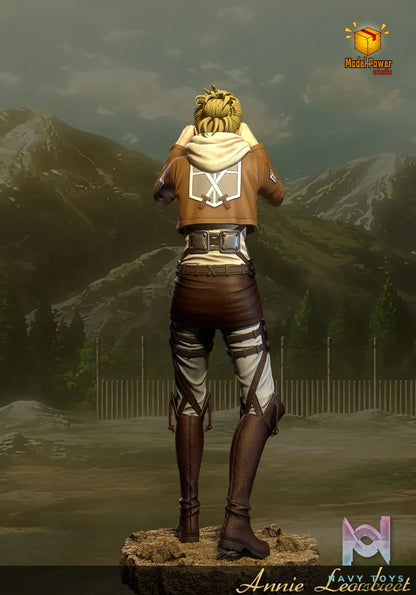 Model Power Studio – Annie Leonhart Battle Ready Pose Attack on Titan