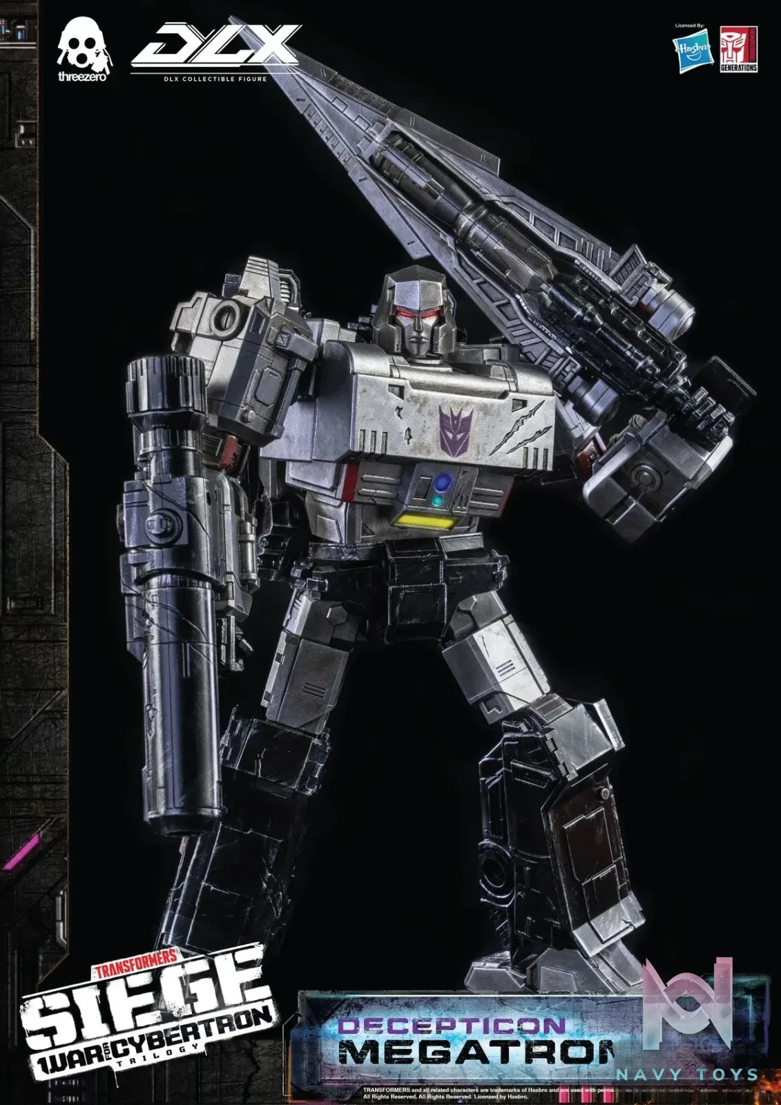 Threezero – Transformers: War for Cybertron DLX 10-inch Megatron (Licensed)