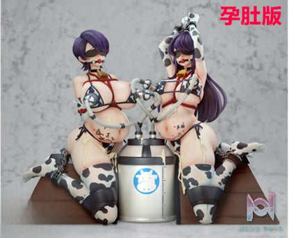 Meat Studio – The Komi Mother and Daughter Bound and Lactating on a Wooden Horse Komi Can’t Communicate