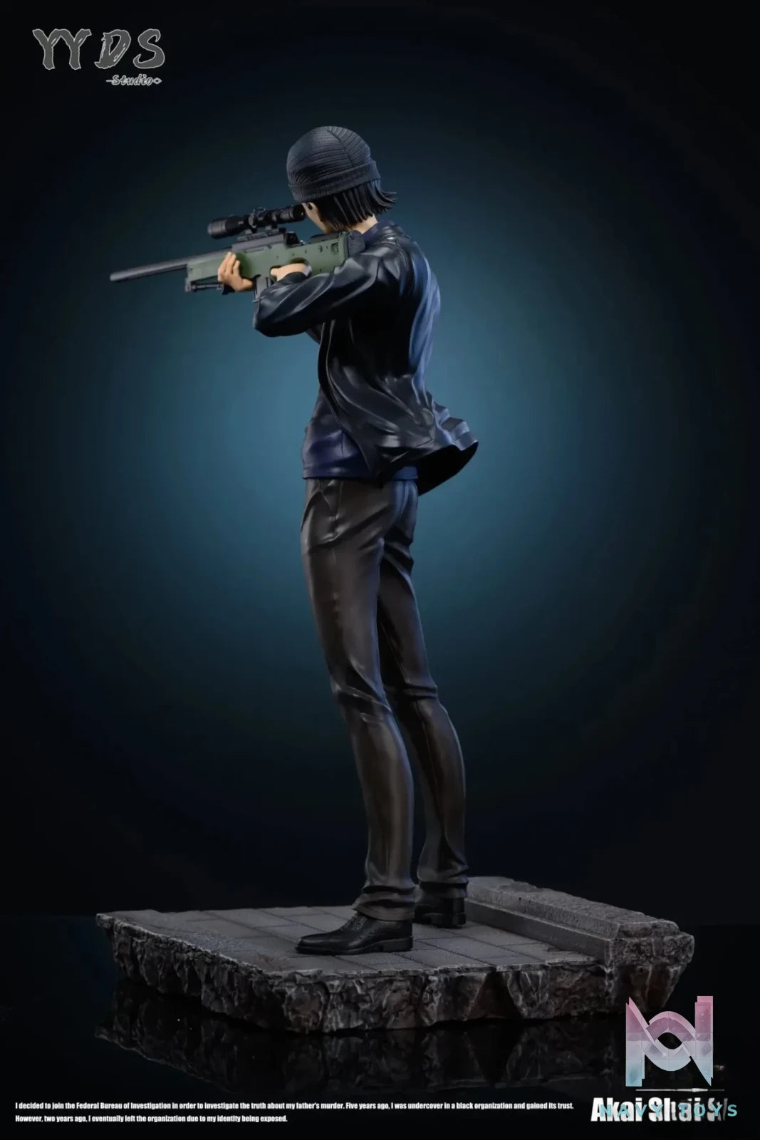 YYDS Studio - Detective Conan Raising Gun Series 4th Akai Shūichi resin statue Navy Toys anime figure
