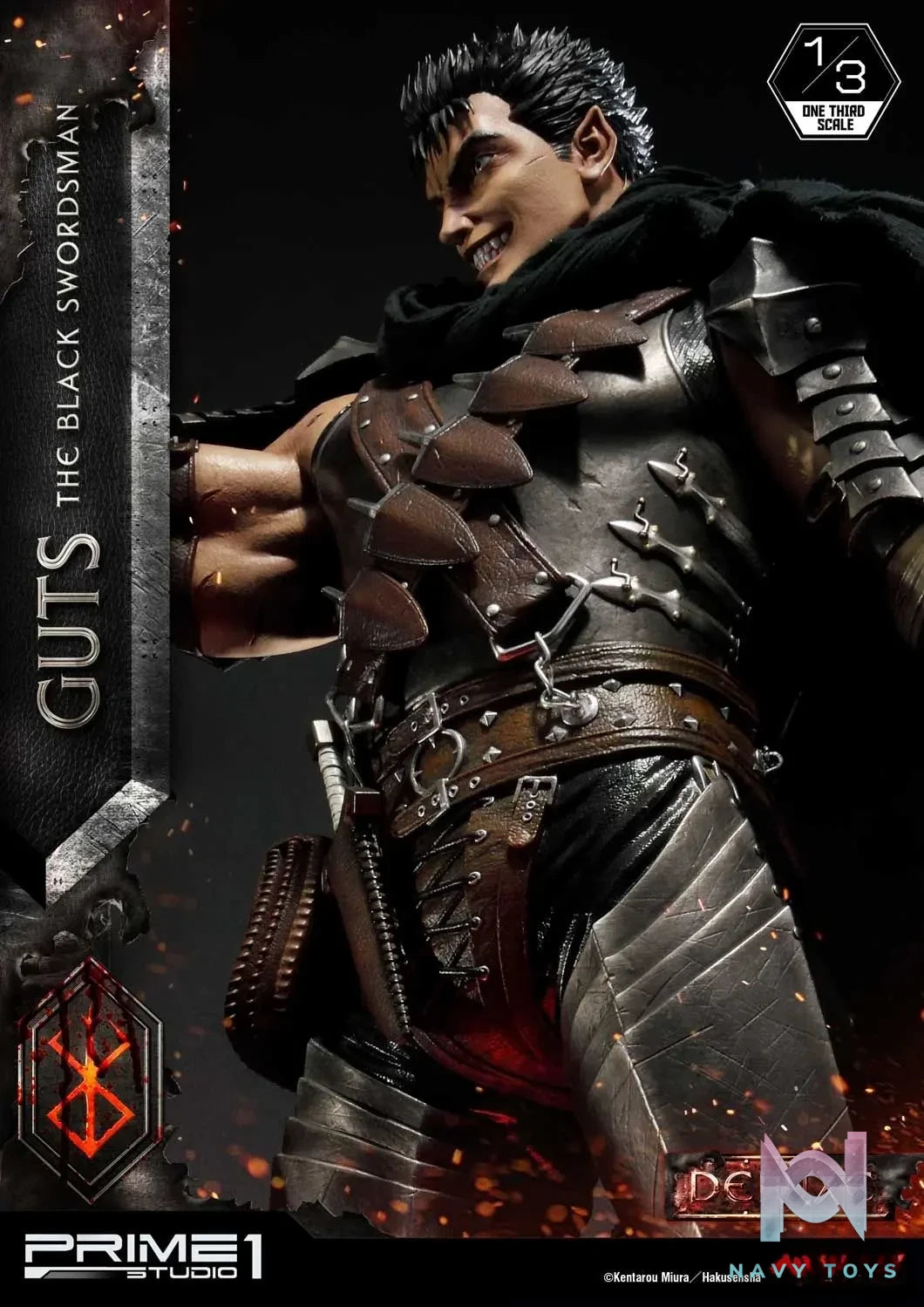 Prime 1 Studio – Museum Masterline Berserk Guts The Black Swordsman MMBR-01 MMBR-01DX (Licensed)