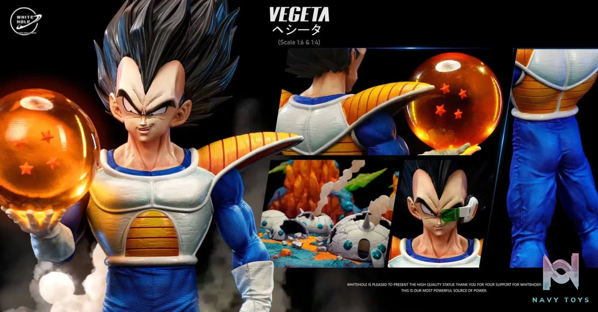 White Hole Studio – Dragon Ball Proud Saiyan Prince Shoulder Armor Battle Suit Vegeta