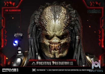 Prime 1 Studio – Life Size Bust The Predator (Film) Fugitive Predator LSTPR-01 LSTPR-01DX (Licensed)