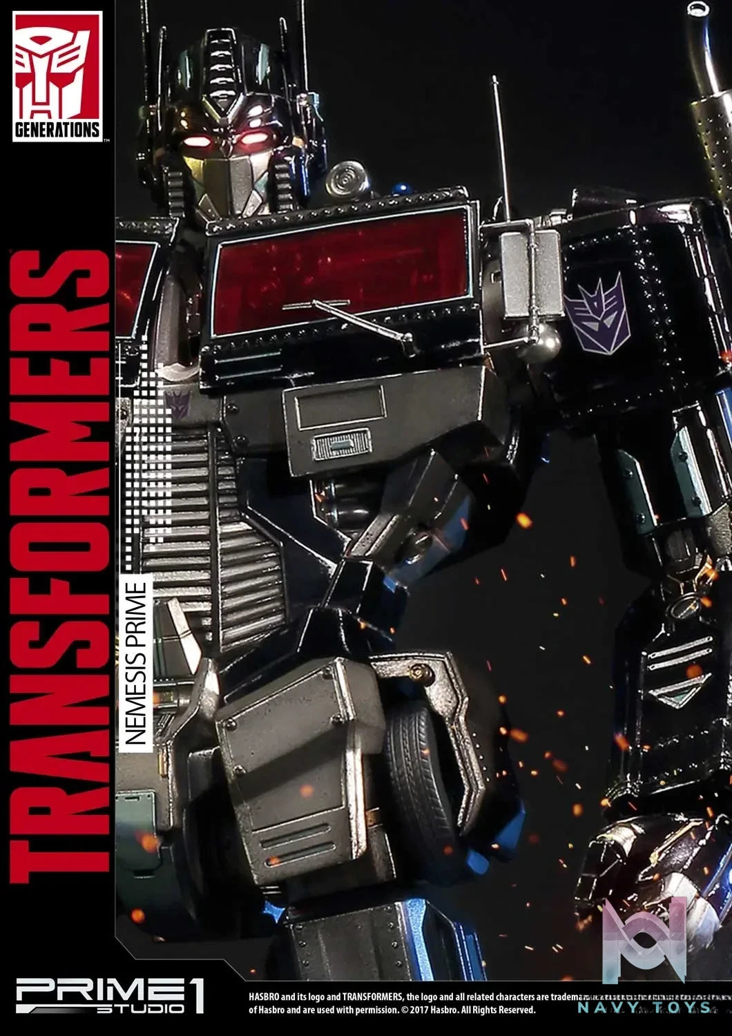 Prime 1 Studio – Premium Masterline Transformers: Generation 1 Nemesis Prime PMTF-03 (Licensed)